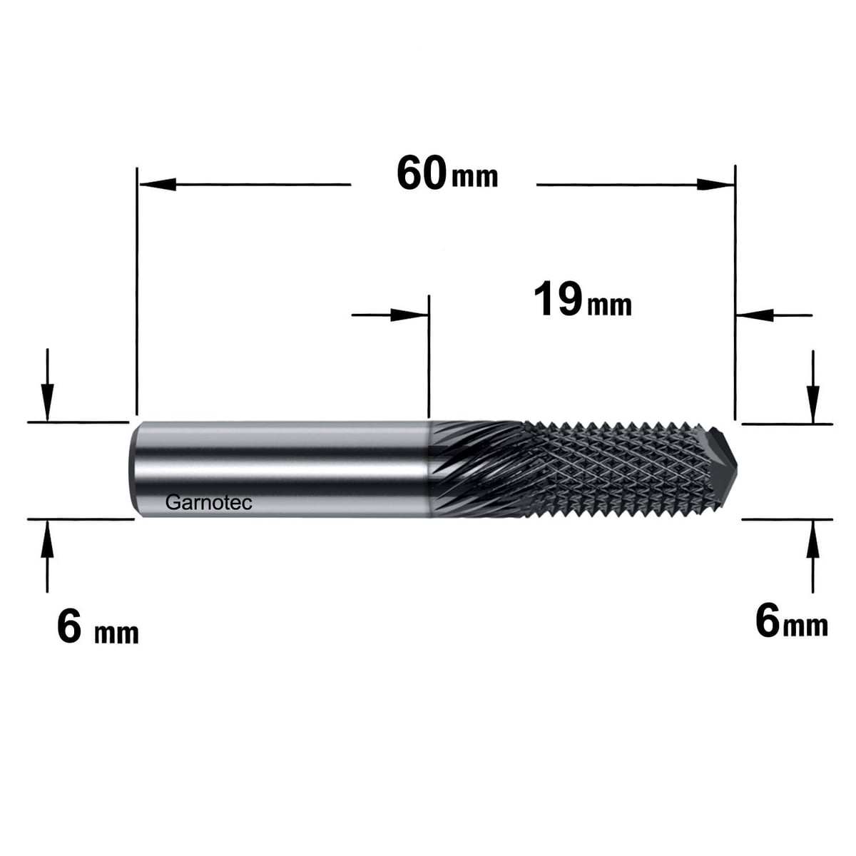 CNC composietfrees – spitse uitvoering – DLCS gecoat